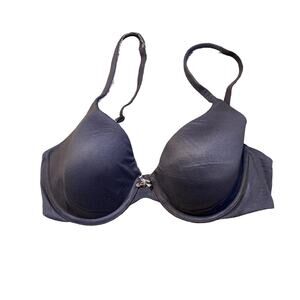 Victoria Secret 32D Lined Perfect Coverage Underwire Body By Charm Purple Lace